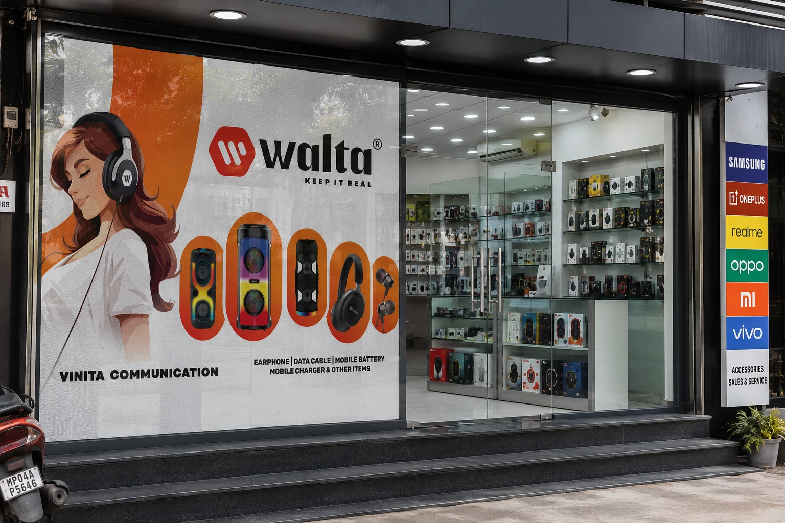 Showroom Entrance Branding